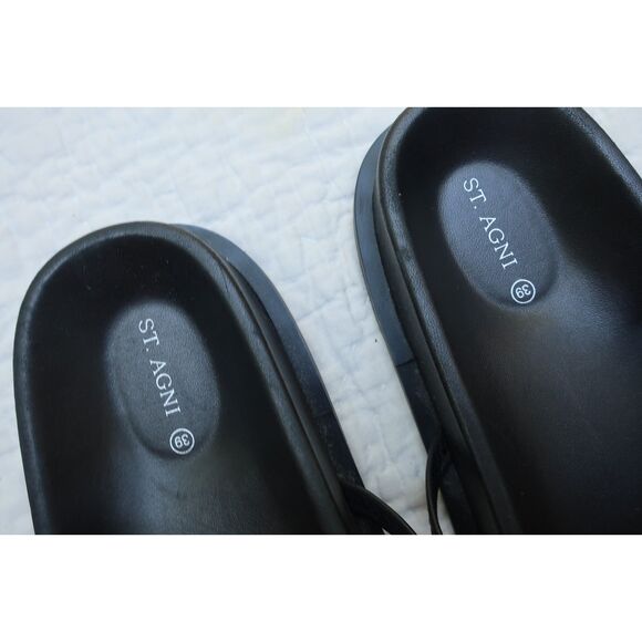 ST. AGNI Fine Double Strap Slide $390 - Picture 6 of 7